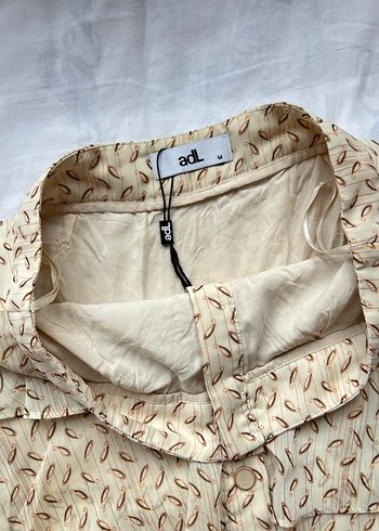 Adil Işık Bej Fırfırlı Mini y2k Etek - Görsel 3