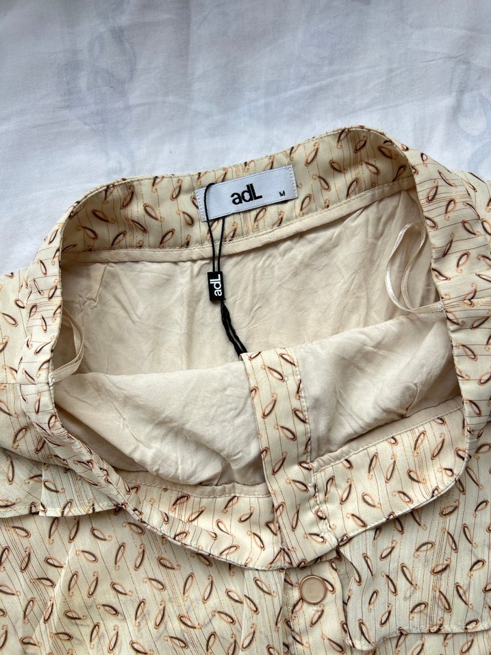 Adil Işık Bej Fırfırlı Mini y2k Etek - Görsel 3