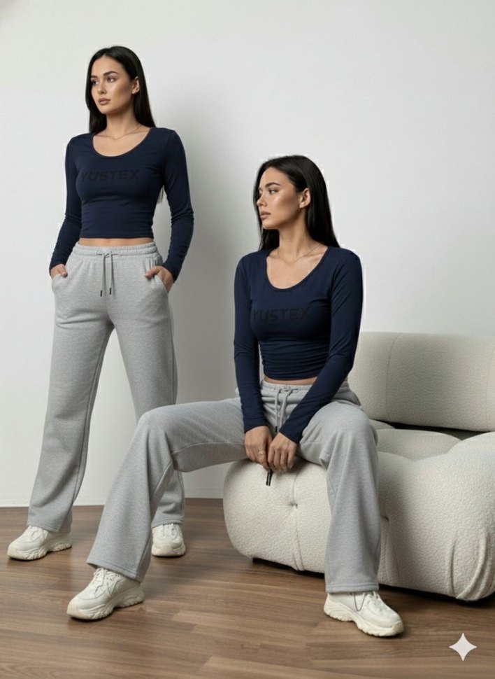 KADIN KIŞLIK ŞARDONLU EŞOFMAN ALTI - Görsel 2