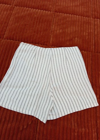 Düğmeli Bohem Mini şort etek - Görsel 2