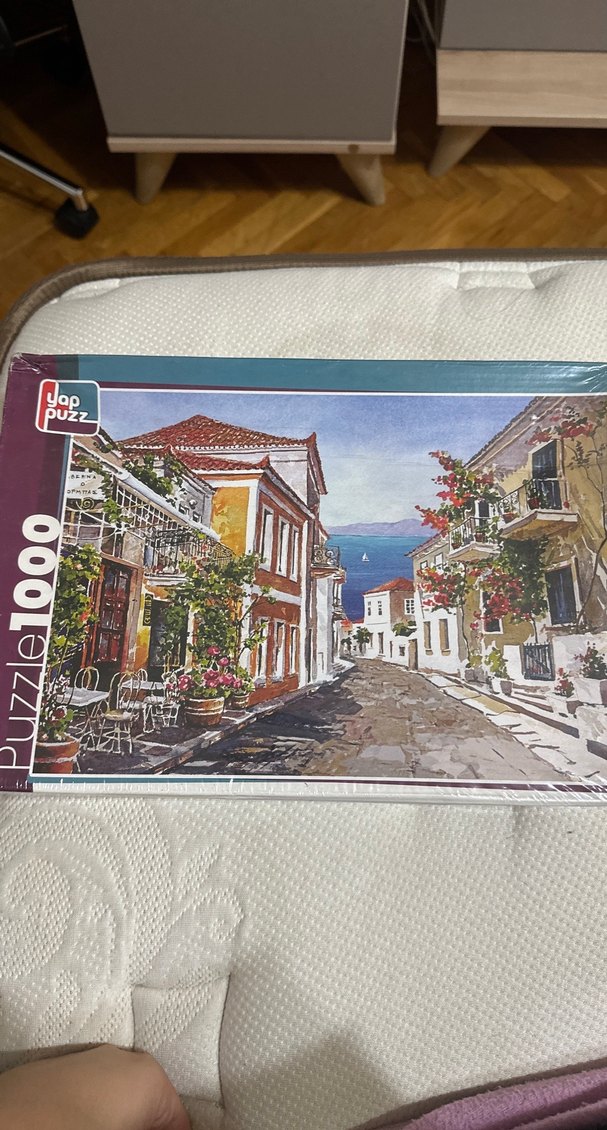 1000 Parça Renkli Sokak Temalı Puzzle - Görsel 3