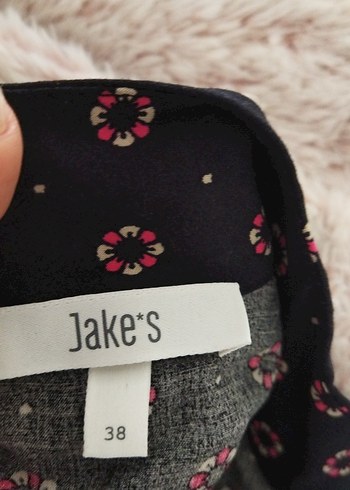 Uzun Kollu Siyah Bağlama Desenli Bluz - Görsel 3