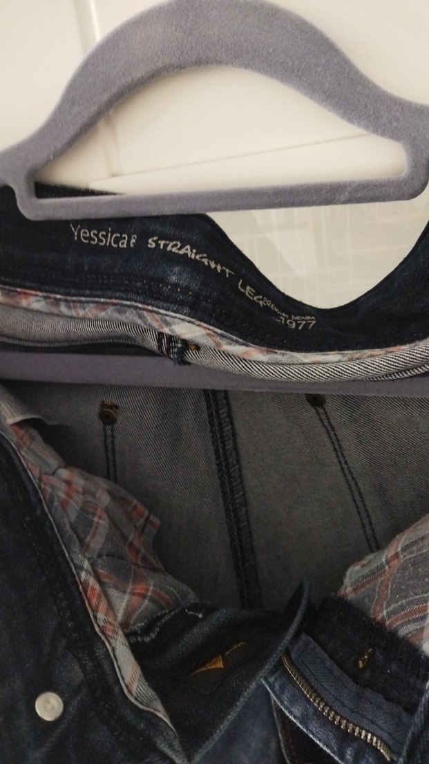 Kadın Lacivert Midi Kot Pantolon - Görsel 2