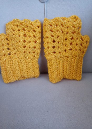 Örgü Kadın Eldiven yetişkin standart - Görsel 2