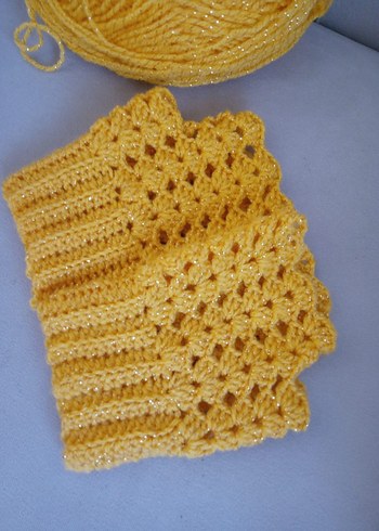 Örgü Kadın Eldiven yetişkin standart - Görsel 3