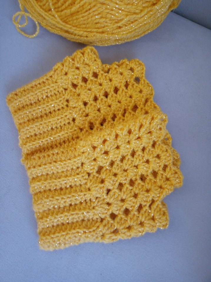 Örgü Kadın Eldiven yetişkin standart - Görsel 3