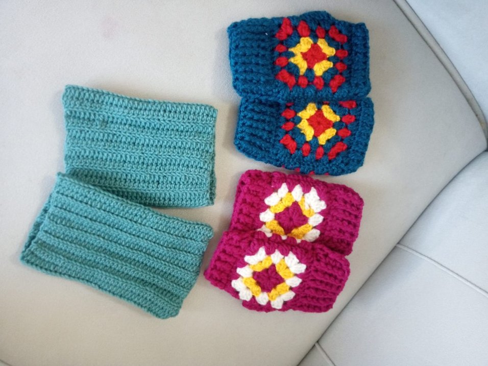 Örgü çocuk Eldivenleri 3 tane set - Görsel 3