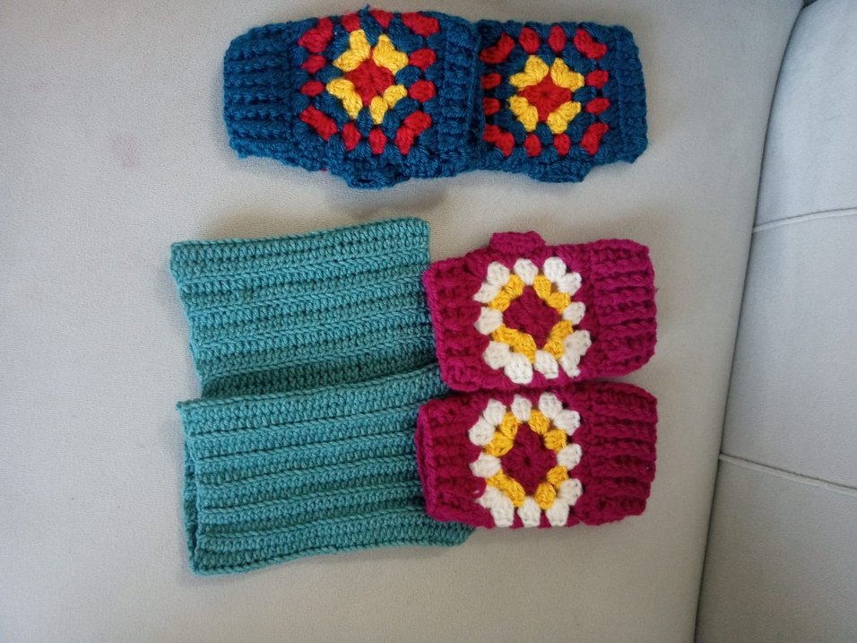 Örgü çocuk Eldivenleri 3 tane set - Görsel 4