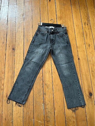 Mango antrasit jean