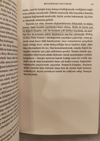 Tim Parks - Ben Buradan Okuyorum - Görsel 3