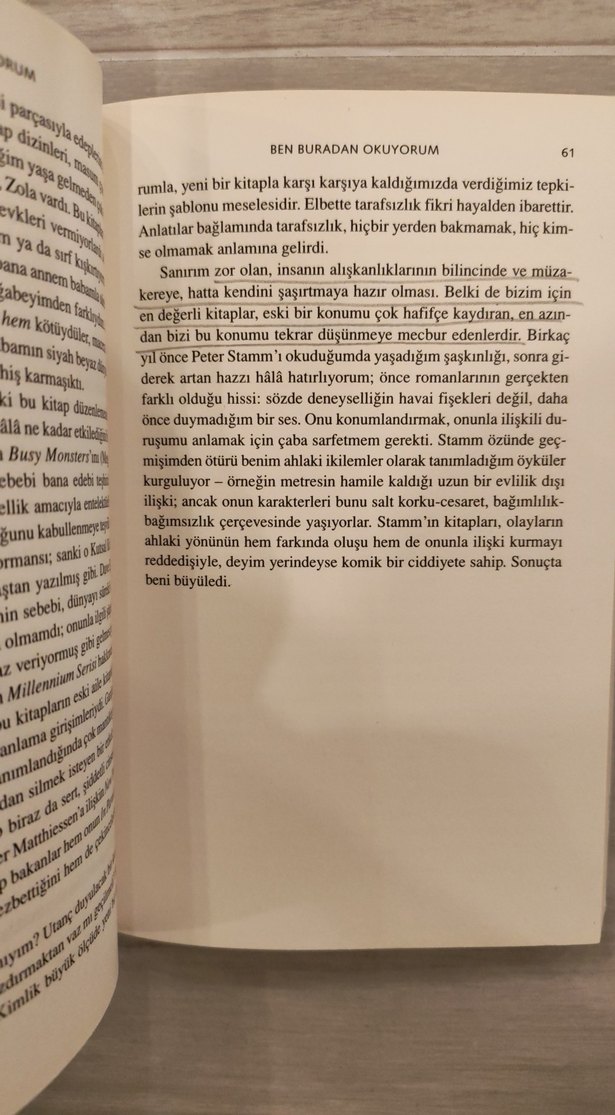 Tim Parks - Ben Buradan Okuyorum - Görsel 3