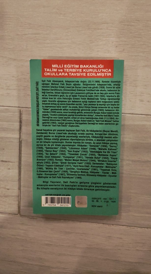 Kumpanya - Kayıp Aranıyor/ Sait Faik Abasıyanık - Görsel 2