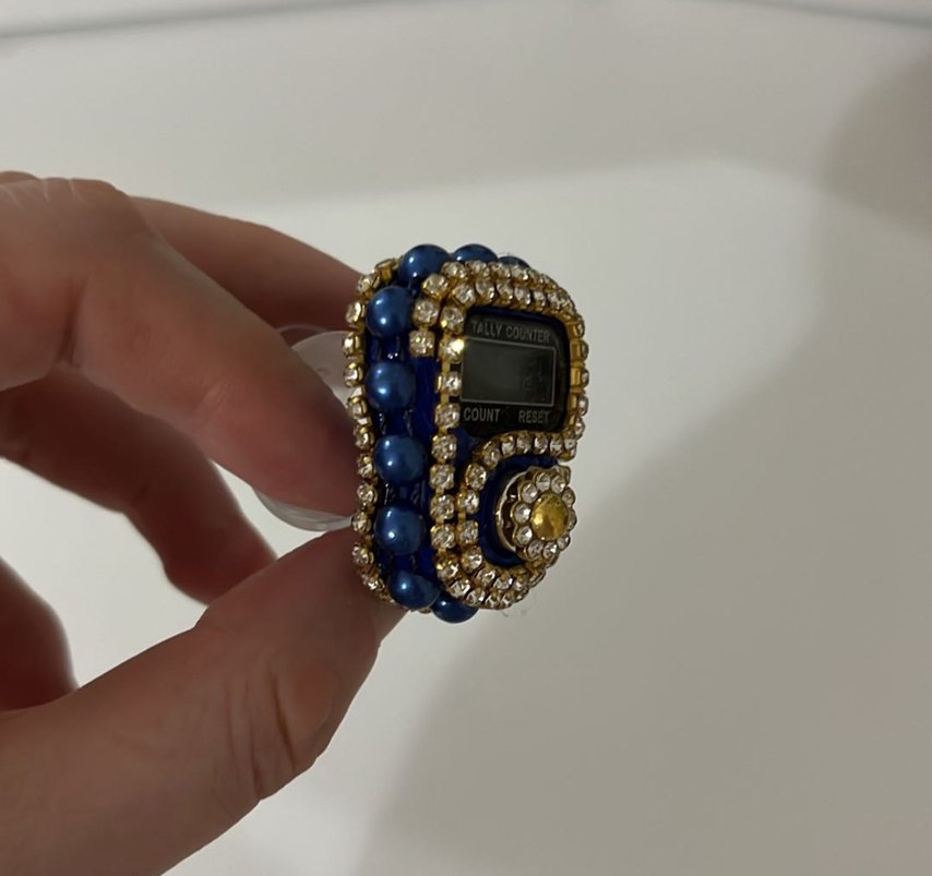 Lacivert  taşlı zikirmatik - Görsel 2