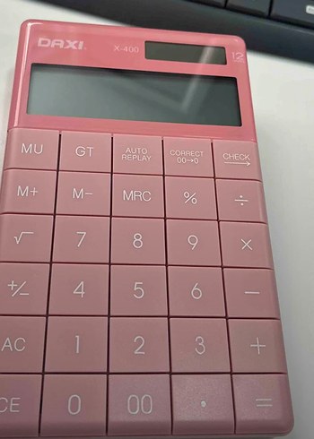 Pastel Pembe Hesap Makinesi Daxi - X400 - Görsel 3