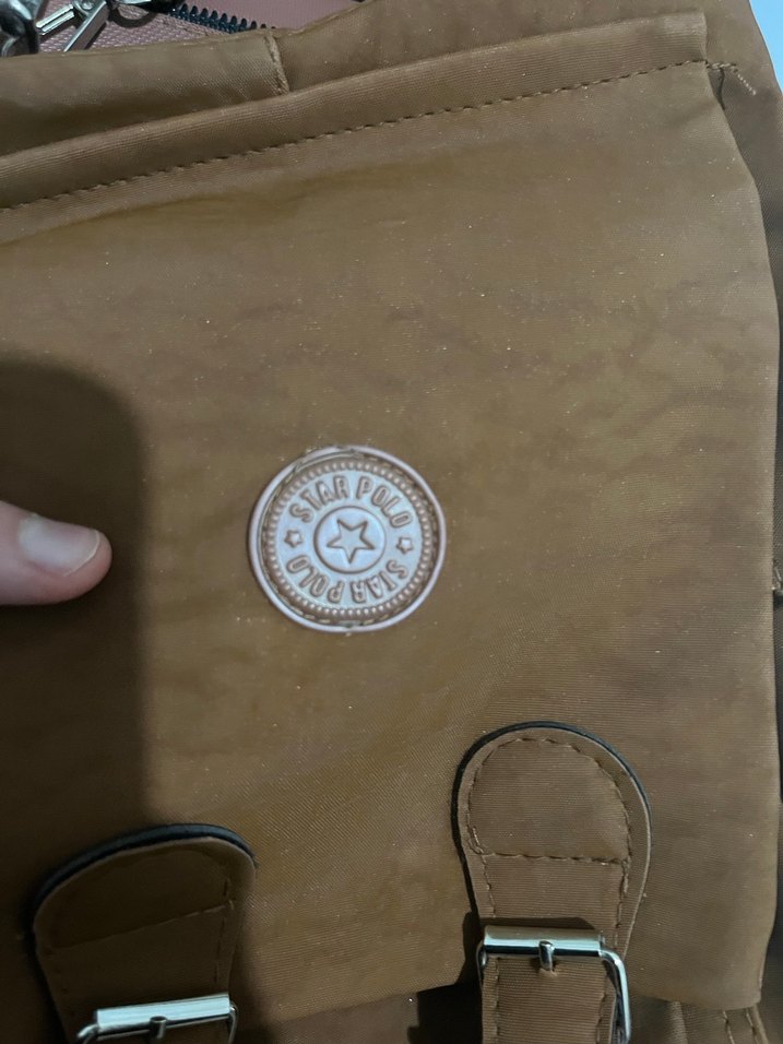 Kahverengi Deri Kadın Sırt Çantası taba - Görsel 5