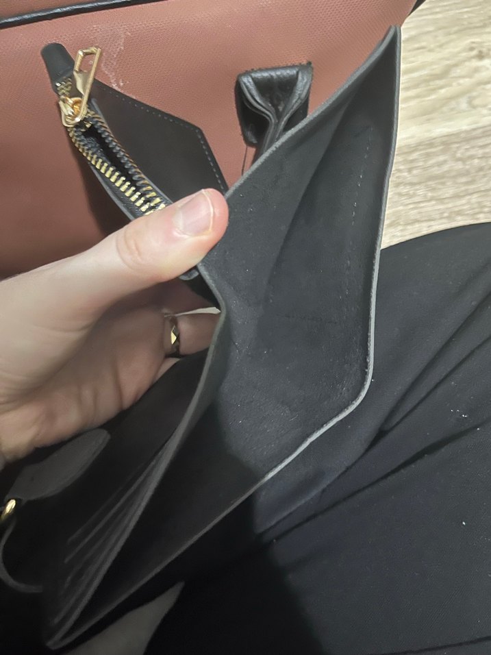 Tokalı Siyah Deri Kadın Cüzdanı - Görsel 5