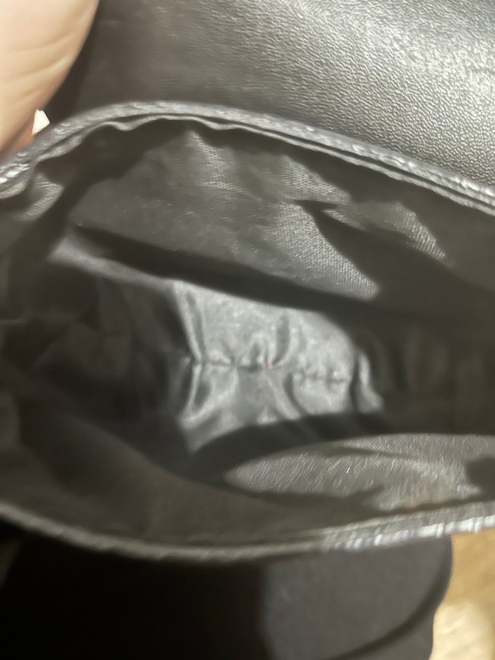 Zincir Detaylı Siyah minik çanta - Görsel 3