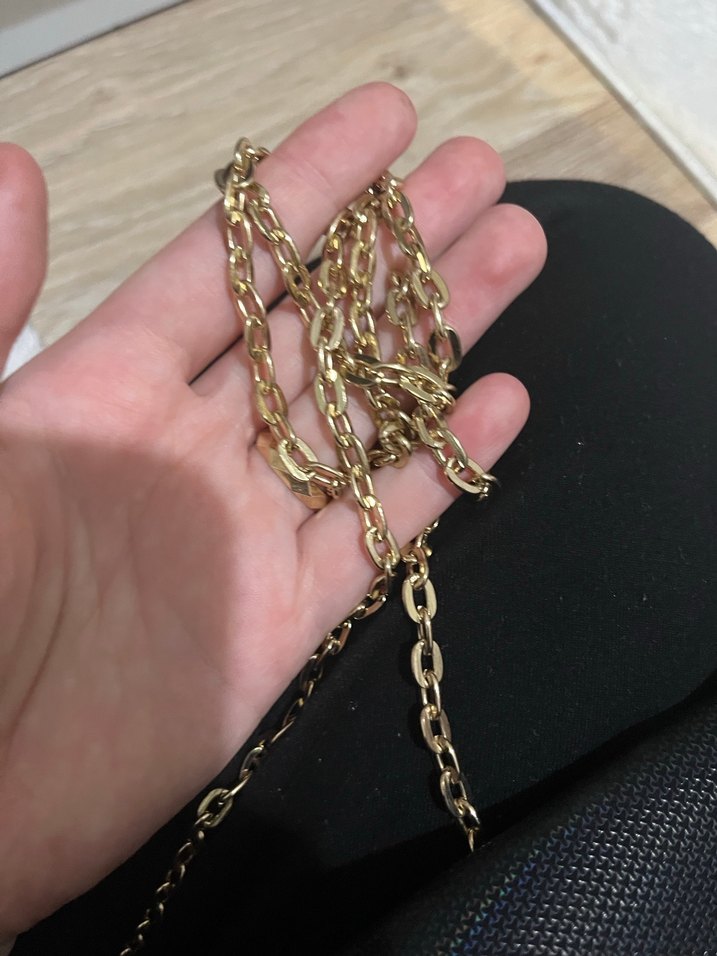 Zincir Detaylı Siyah minik çanta - Görsel 2