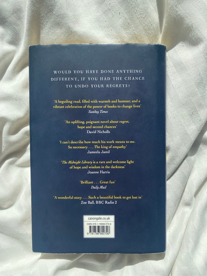 The Midnight Library Matt Haig İngilizce kitap - Görsel 4