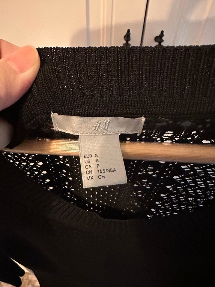 Siyah Fitilli Uzun Kollu Örme Midi Elbise - Görsel 2