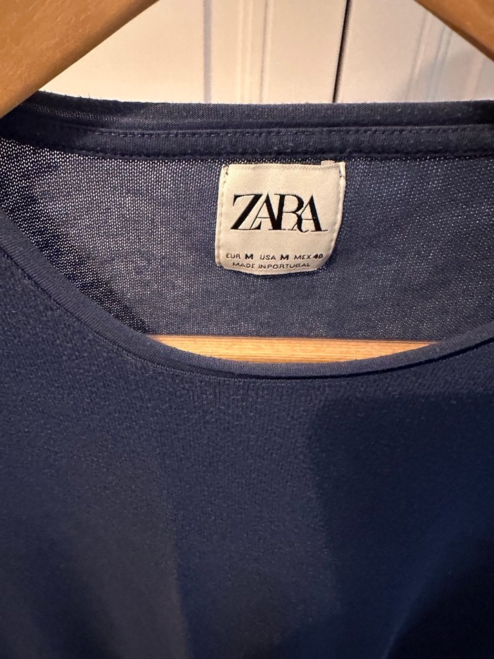 Erkek Koyu Mavi Denim Kısa Kollu Tişört - Görsel 3