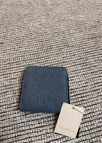 Kadın Kot Cüzdan, Fermuarlı, Ekose Desenli - Görsel 2