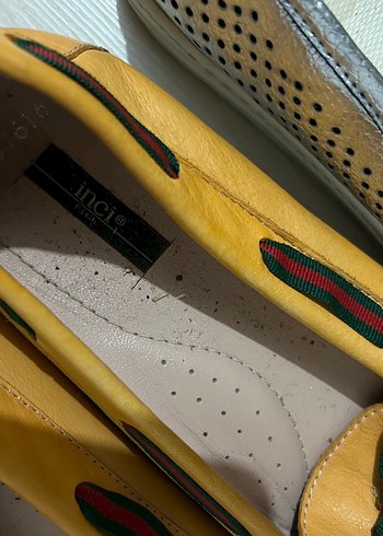 Renkli Kadın Süet Loafer Ayakkabılar - Görsel 3