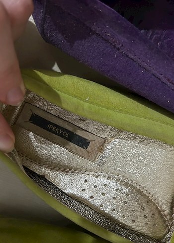 Renkli Kadın Süet Loafer Ayakkabılar - Görsel 5