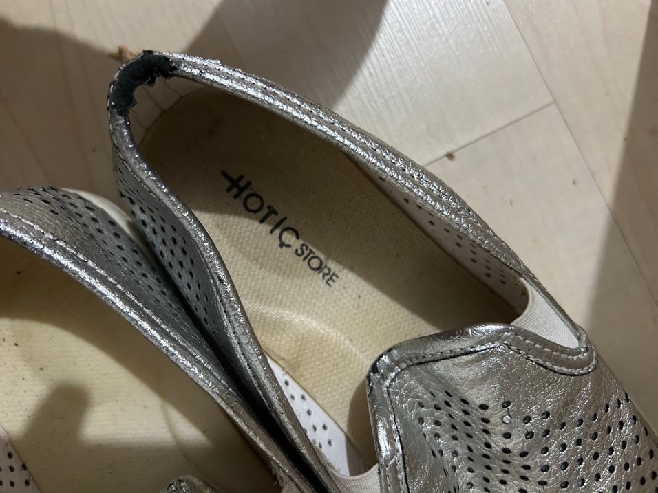 Renkli Kadın Süet Loafer Ayakkabılar - Görsel 2