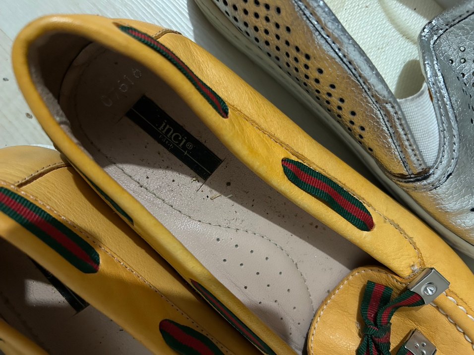 Renkli Kadın Süet Loafer Ayakkabılar - Görsel 3