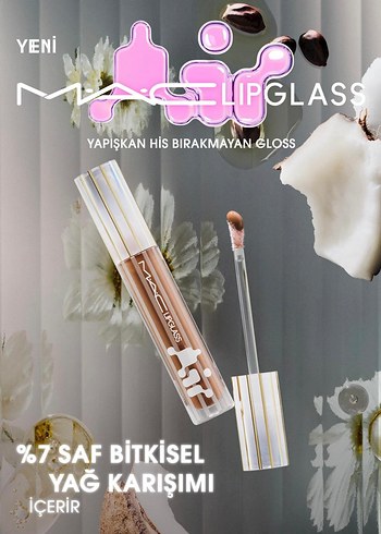 MAC Lipglass aesthetic rengi lip gloss - Görsel 2