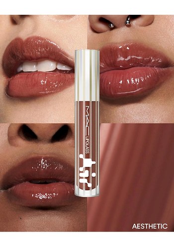 MAC Lipglass aesthetic rengi lip gloss - Görsel 3