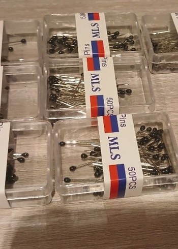 350 adet siyah toplu iğne - Görsel 2