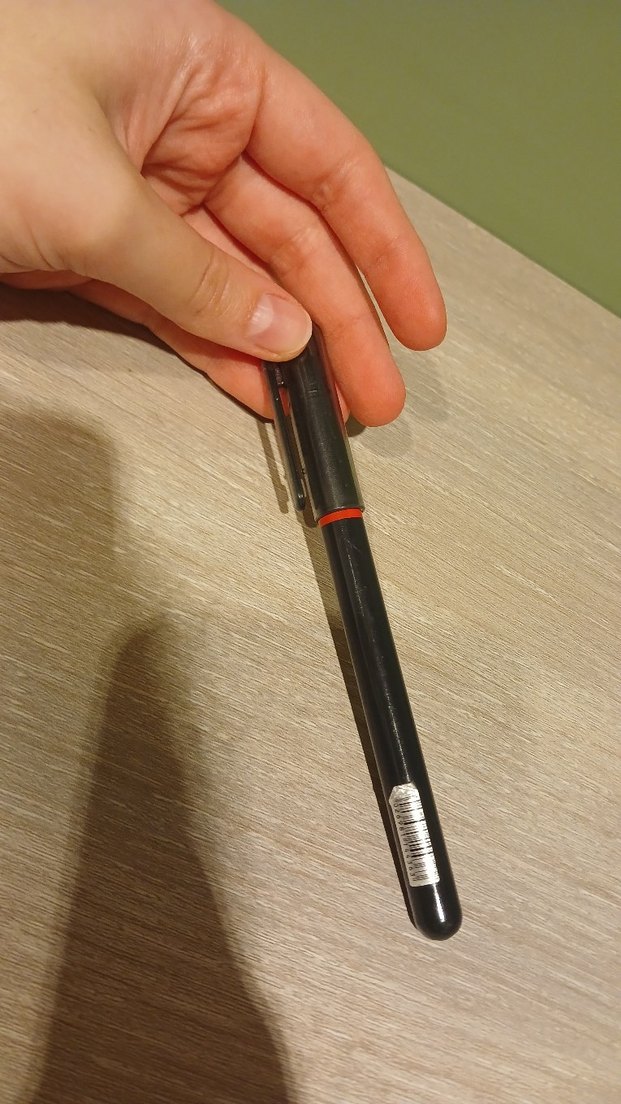 Siyah Rotring 07mm jel kalem - Görsel 2