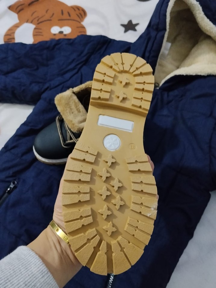 Lacivert Bağcıklı Erkek Çocuk Botu - Görsel 3