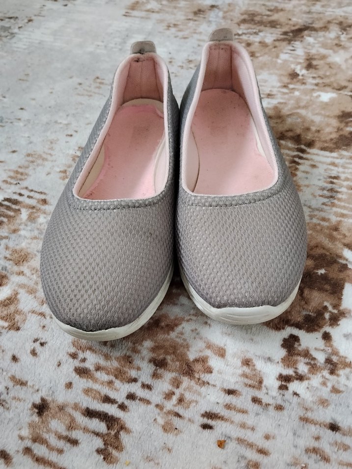 Gri Dolgu Topuklu Kadın Babet - Görsel 2