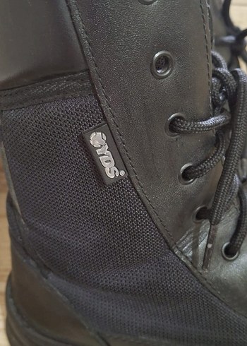 YDS  Siyah Bağcıklı Erkek Goth Botları - Görsel 5