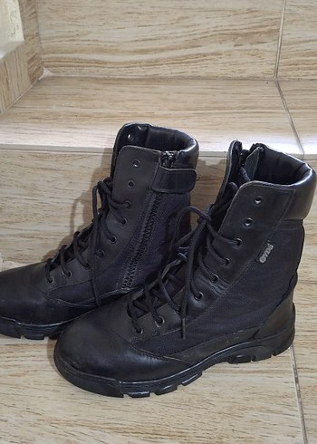 YDS  Siyah Bağcıklı Erkek Goth Botları - Görsel 2