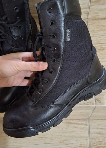 YDS  Siyah Bağcıklı Erkek Goth Botları - Görsel 3