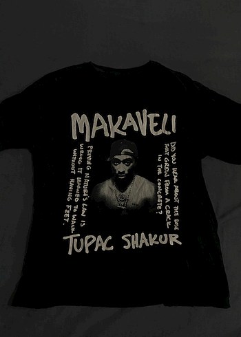tupac y2k tshirt - Görsel 2