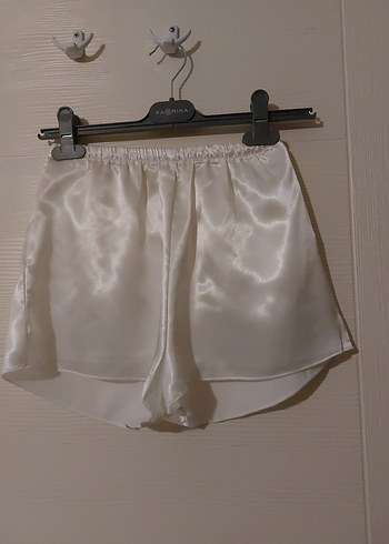 Beyaz Saten 4 lü takım gecelik sabahlık - Görsel 6