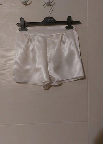 Beyaz Saten 4 lü takım gecelik sabahlık - Görsel 5