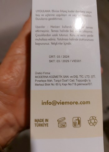 Vemore All In Oil Saç Bakım Yağı 50 ml - Görsel 2