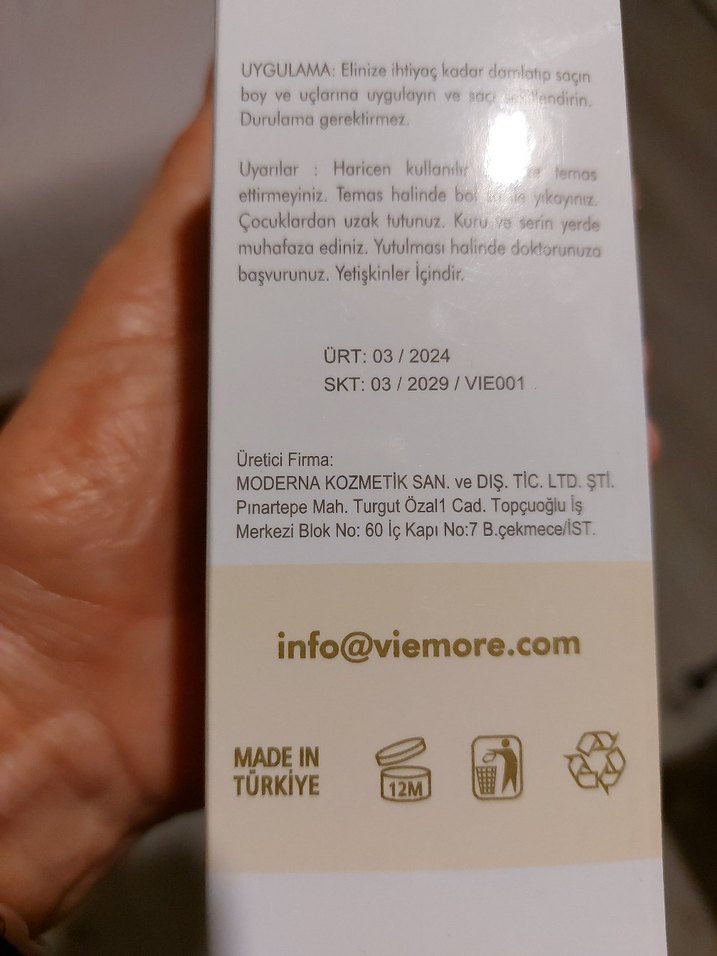 Vemore All In Oil Saç Bakım Yağı 50 ml - Görsel 2