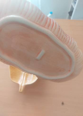 Bej Bohem Yaprak Desenli Tabak Seti - Görsel 2