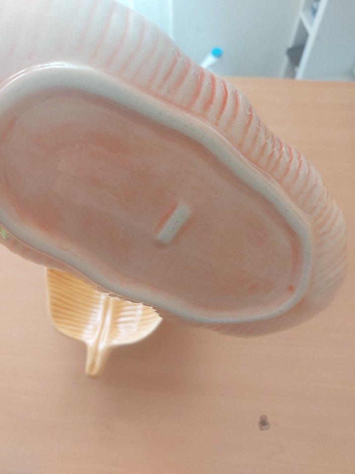 Bej Bohem Yaprak Desenli Tabak Seti - Görsel 2