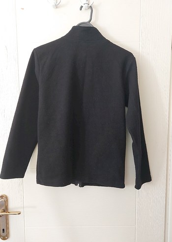 Siyah Fermuarlı Erkek Sweatshirt - Görsel 2