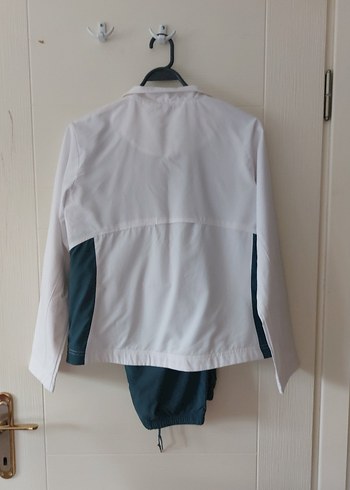 Beyaz Fermuarlı Kadın Eşofman Takımı - Görsel 2