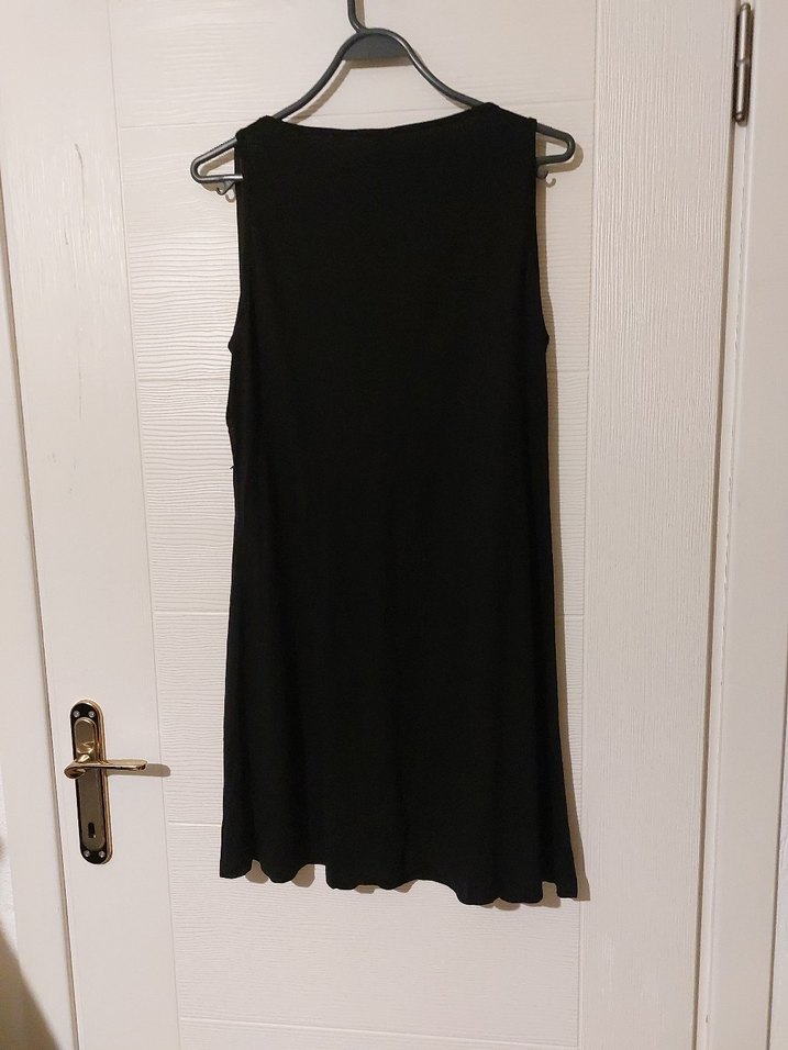 Uzun Kollu Siyah Gecelik ve Sabahlık - Görsel 4