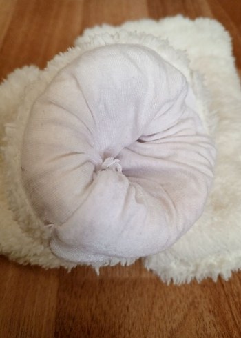 Beyaz Pembe Patili Eldiven - Görsel 4